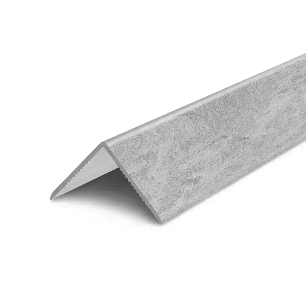 Угол ПВХ "Деконика" 547 Лофт светло-серый 22х22х2700 мм