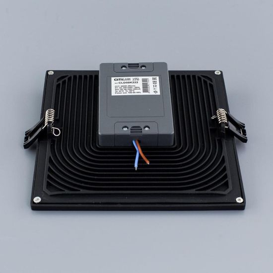 CLD50K222 Омега Черный Св-к Встр 22W*3000K