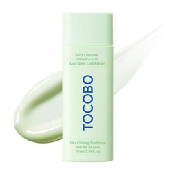 Tocobo Cica Calming Sun Serum SPF50+ PA++++  успокаивающая солнцезащитная сыворотка