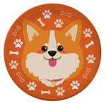 Тарелки бумажные «Корги», 18 см, 6 шт