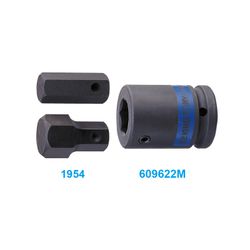 KING TONY (609622M) Держатель вставок (бит) ударный 3/4"&gt;22 мм, с винтовым фиксатором