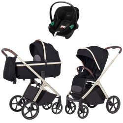 Коляска Carrello Vector CRL-6550 и автокресло Cybex Aton S2 Moon Black 3 в 1 Pearl Black