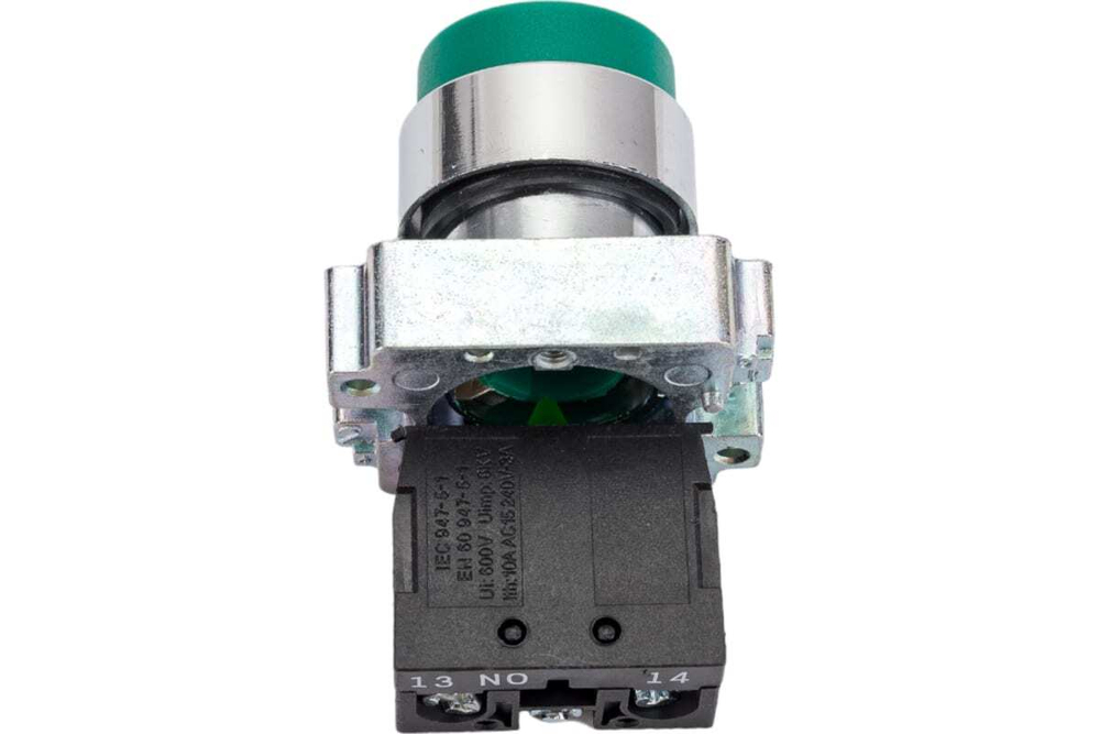 Кнопка управления LAY5-BL31 без подсветки зеленая 1з IEK