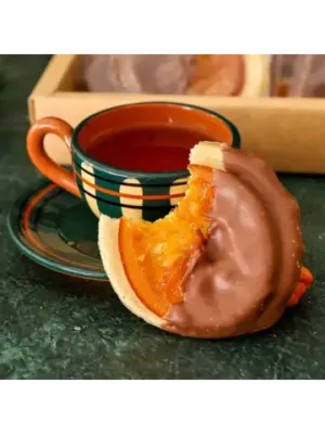 Апельсин в шоколаде "Новогодний вкус" 8 шт.