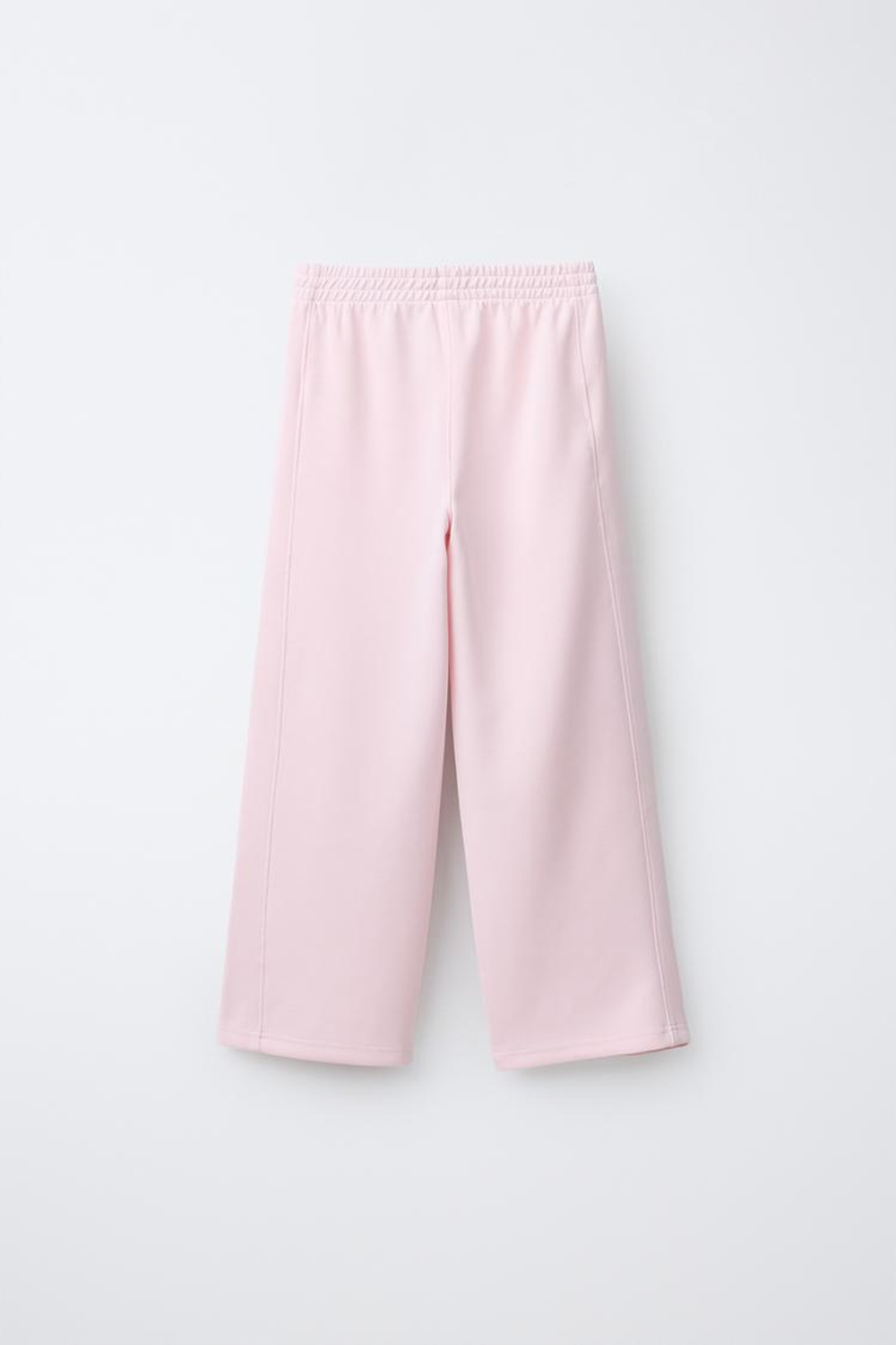 ZARA БРЮКИ WIDE LEG ИЗ МОДАЛА, ПАСТЕЛЬНО-РОЗОВЫЙ