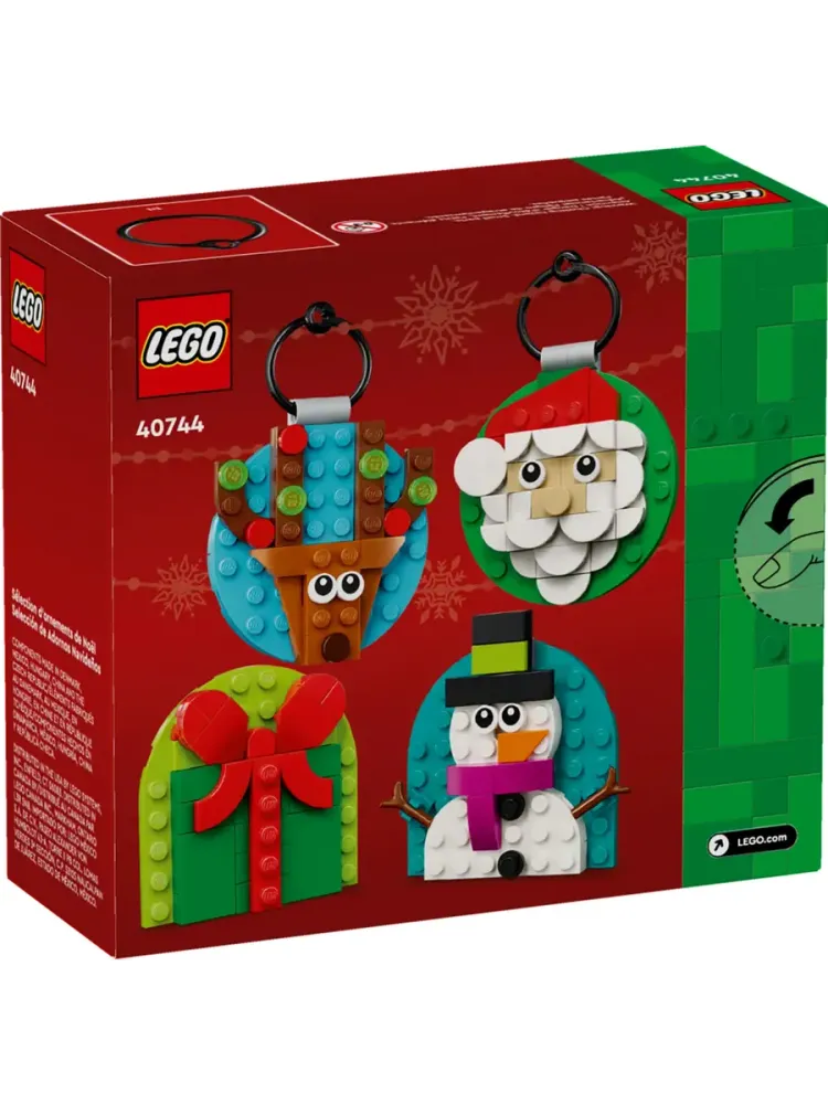 Новогодний конструктор LEGO 40744 Украшения для елки