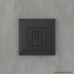 Звонок в стену, "Avanti", "Черный матовый"