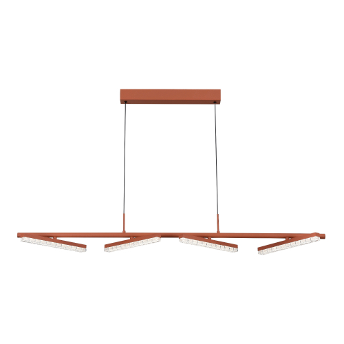 Светильник светодиодный, терракотовый, прозрачный, EUCLIDICS, LED, 32