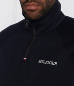 Худи MONOTYPE EMBRO HALF ZIP Tommy Hilfiger - темно-синий(MW0MW32737)