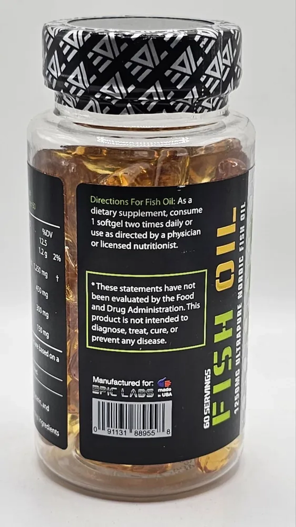 Антиоксидант Epic Labs Fish Oil 60 капсул