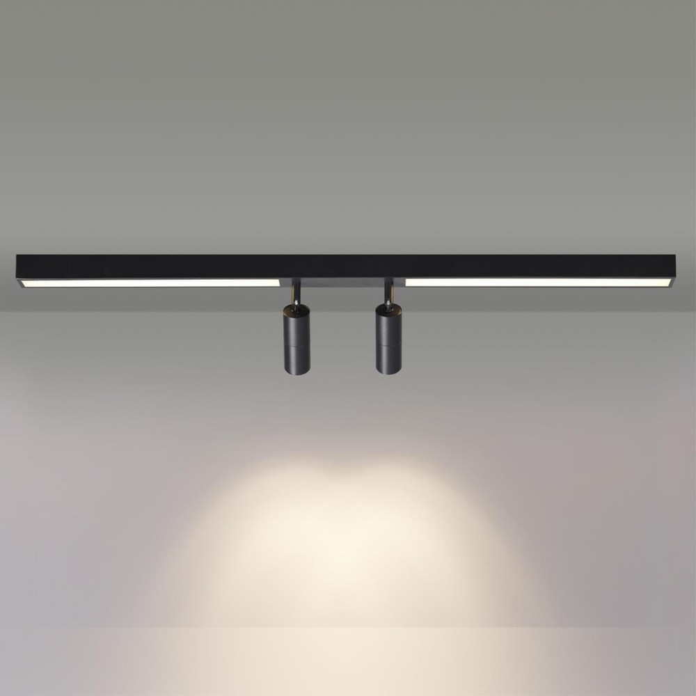 5690/14CL LEDIO LN23 053 чёрный Потолочный светильник LED 14W 3000K 950Лм 220V HAWK