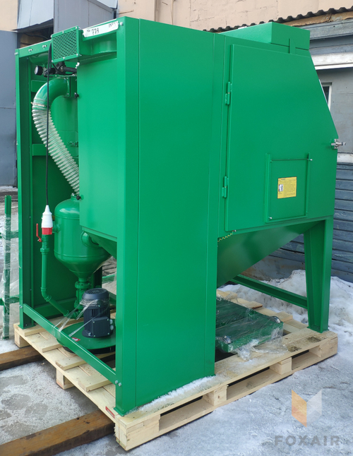 Пескоструйная камера Contracor CAB-135PD с проходными дверями