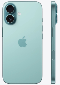 Смартфон Apple iPhone 16 256 ГБ («Морская бирюза» | Teal)