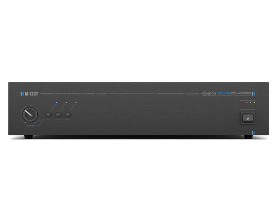 CVGAUDIO M-123T профессиональный микшер-усилитель, мощность 120W/100V