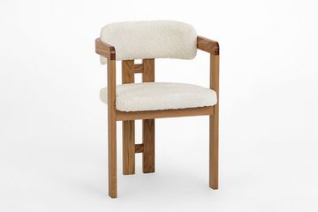 Кресло Орхус (дуб/б/т светлый бук/ткань A Lamas bone)