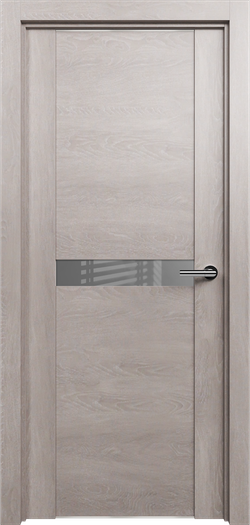 TREND 411 Дуб Серый. Стекло: Лакобель Серое