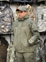 Демисезонный костюм Фаворит Исландия Вожак -10, утеплённый, олива