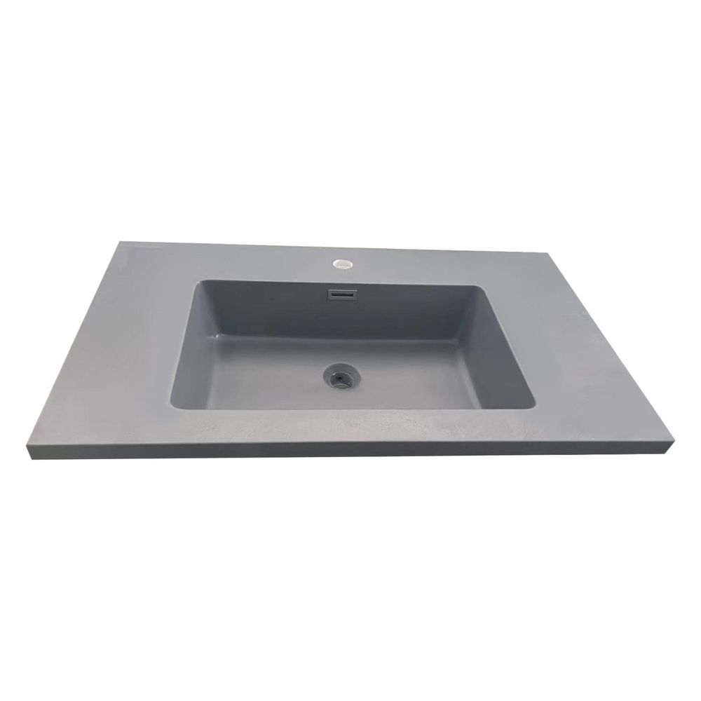 XLP5-100G Раковина каменная 100*50*12 см. серый