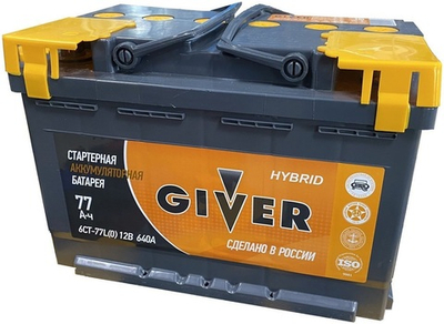 GIVER Hybrid 6СТ- 77 аккумулятор