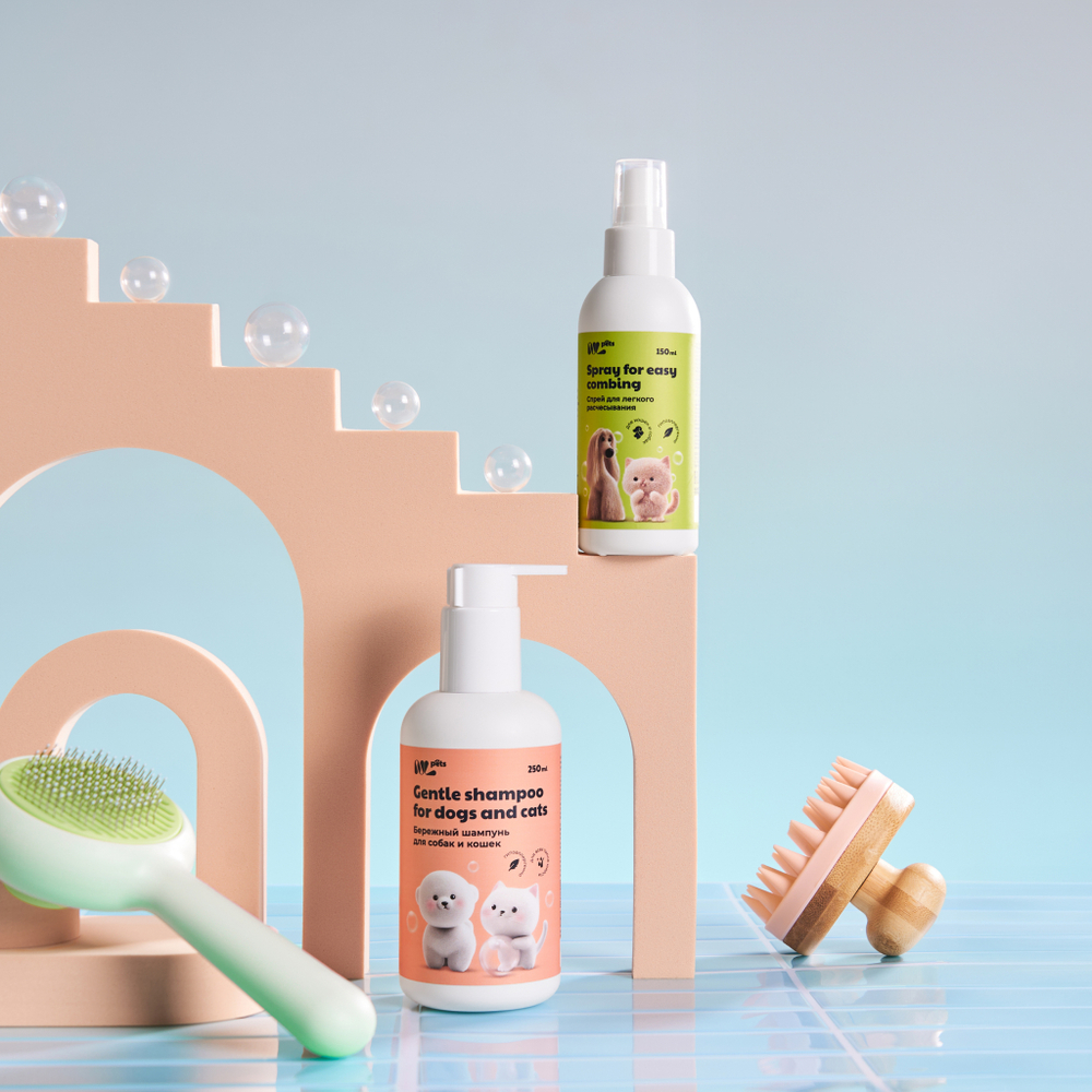 NL Pets Бережный шампунь для собак и кошек 250мл