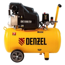 DENZEL X-PRO DK1500/50 компрессор воздушный 1.5 квт, 230 л/мин, 50 л 58064