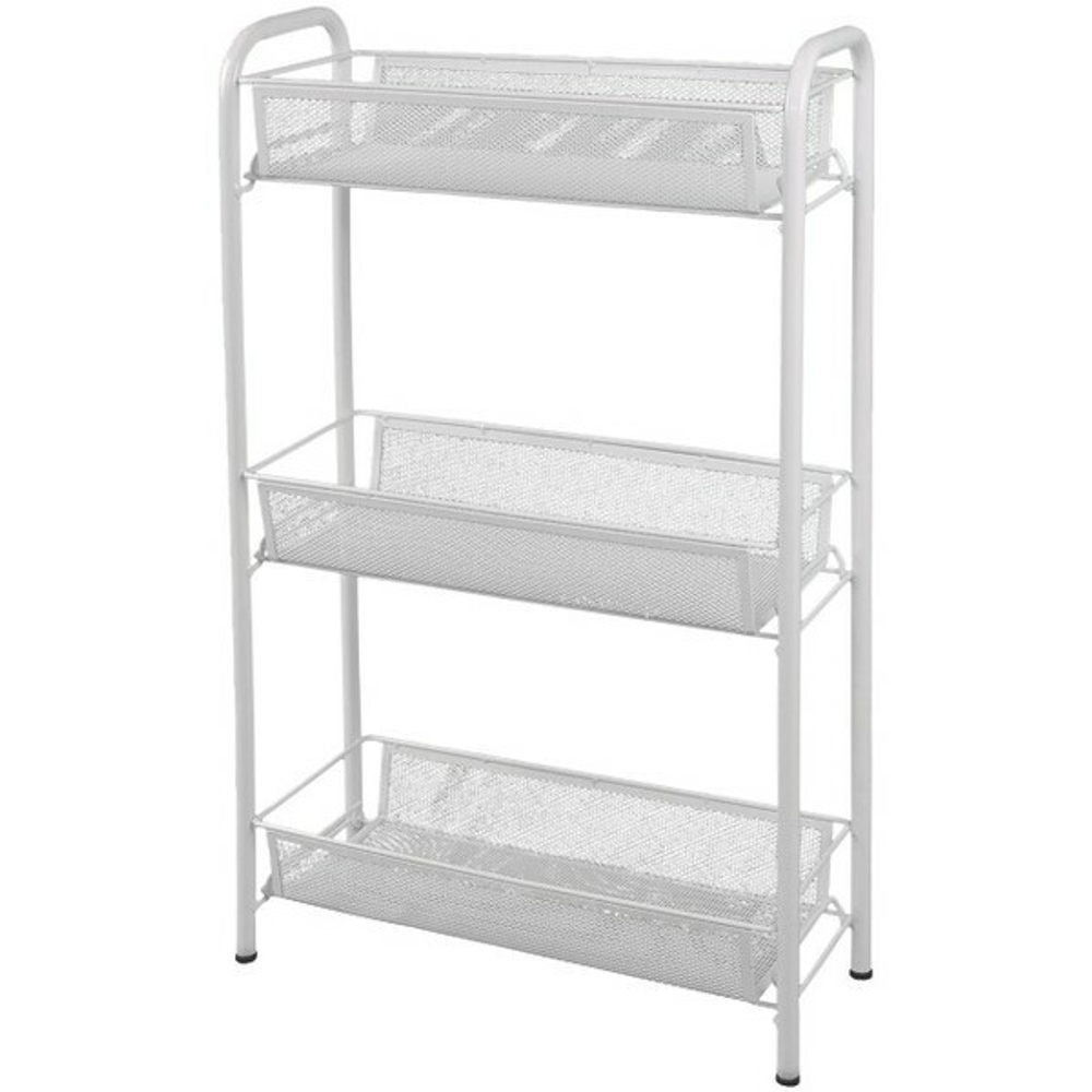 Этажерка универсальная «Ладья - 1», 3 секции, цвет серый, 44*17*71,5см