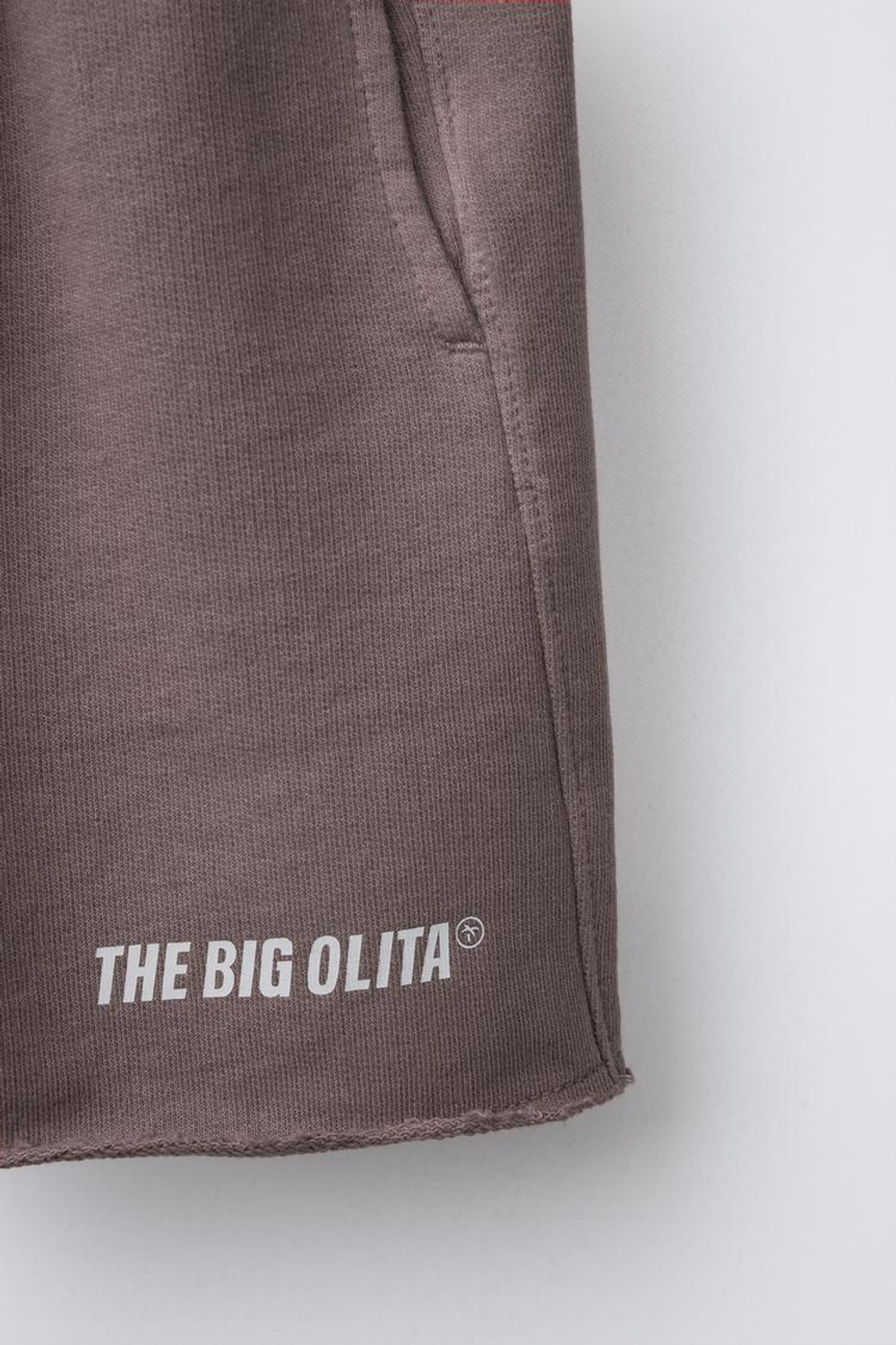 ZARA ШОРТЫ ИЗ МЯГКОЙ ТКАНИ С ЛОГОТИПОМ, БЛЕДНО-ЛИЛОВЫЙ