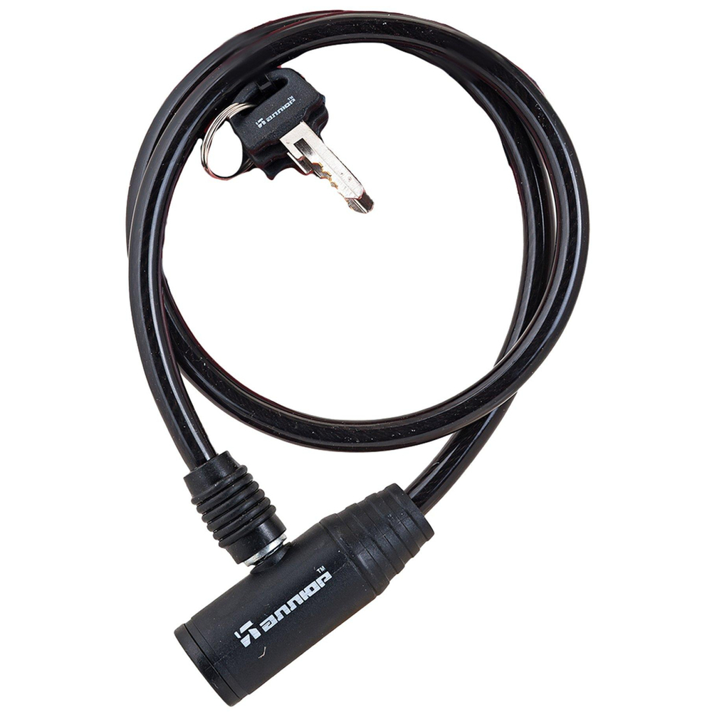 Замок навесной тросовый_УЗК Аллюр ВС-Т 8 (650мм) сталь черный (3кл)