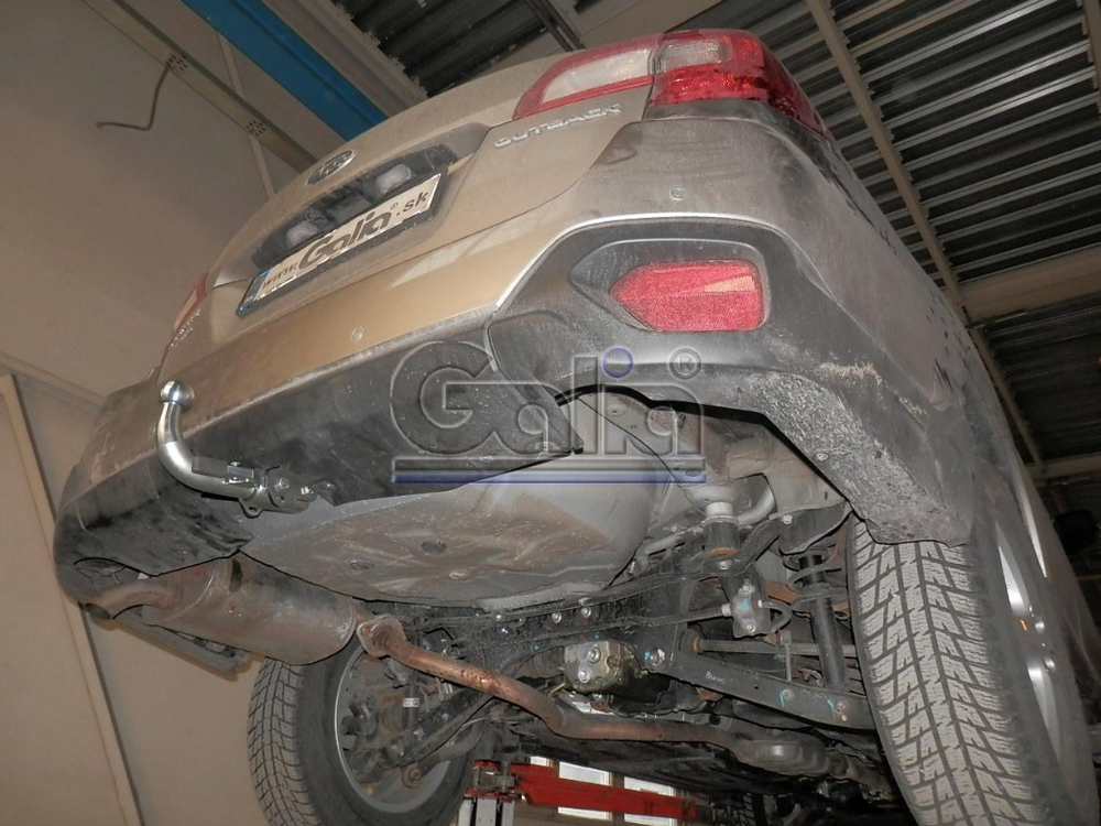 Фаркоп оцинкованный Galia S116C для Subaru Outback 2015-(паспорт и сертификат в комплекте)(без электрики)