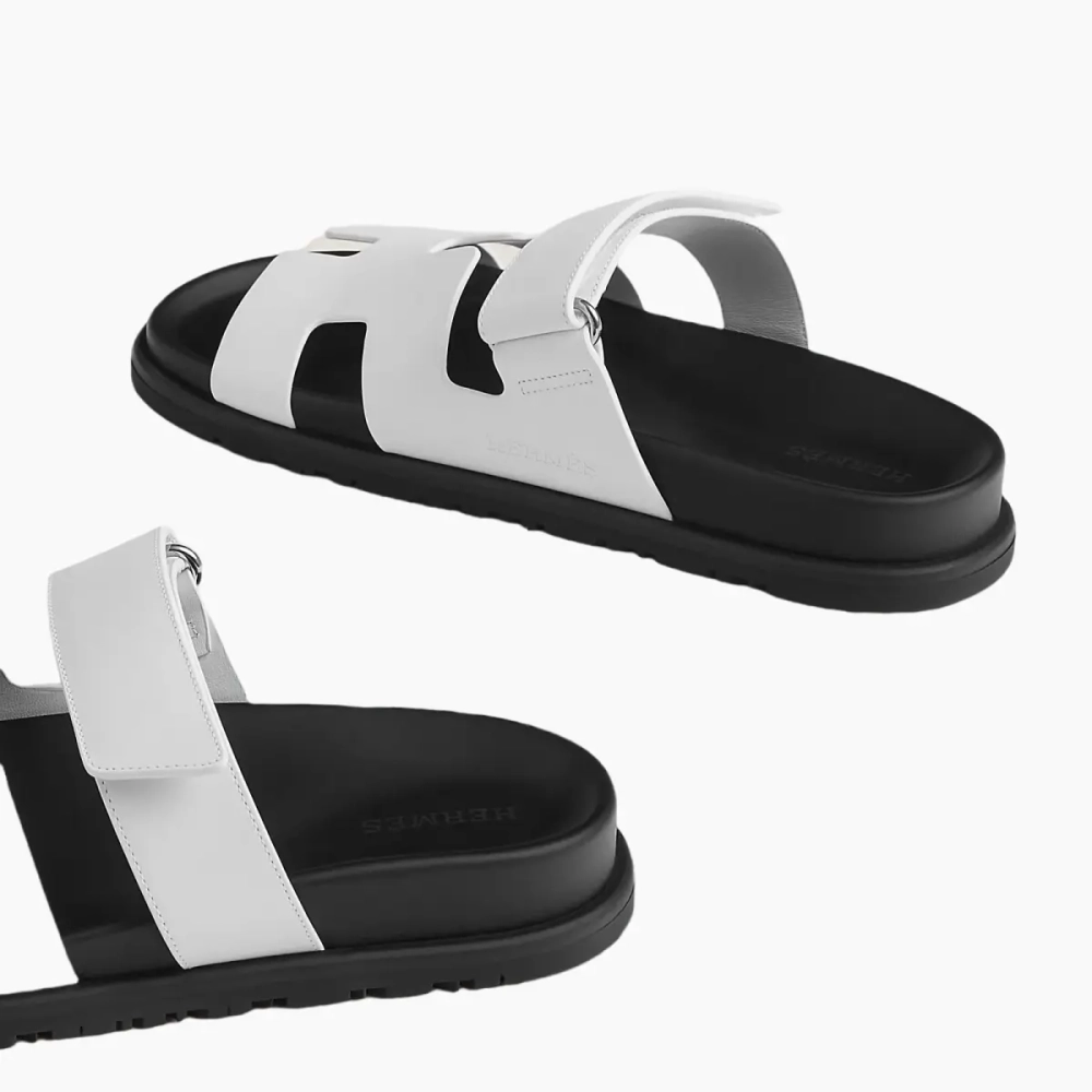 Hermes Chypre Sandal "Blanc"