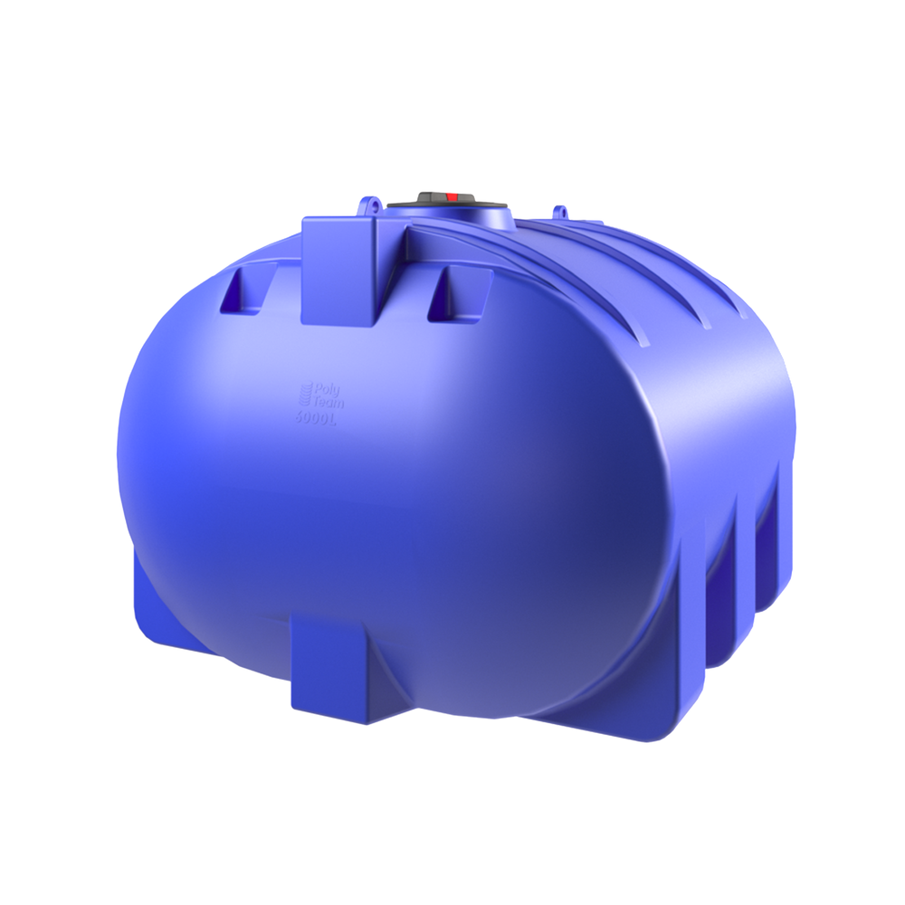 Ёмкость горизонтальная 6000л Политим 6000 л.(2350x2190x1670см;синий) - арт.560781