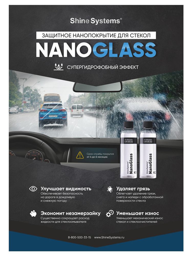 Shine Systems Плакат А2 NanoGlass