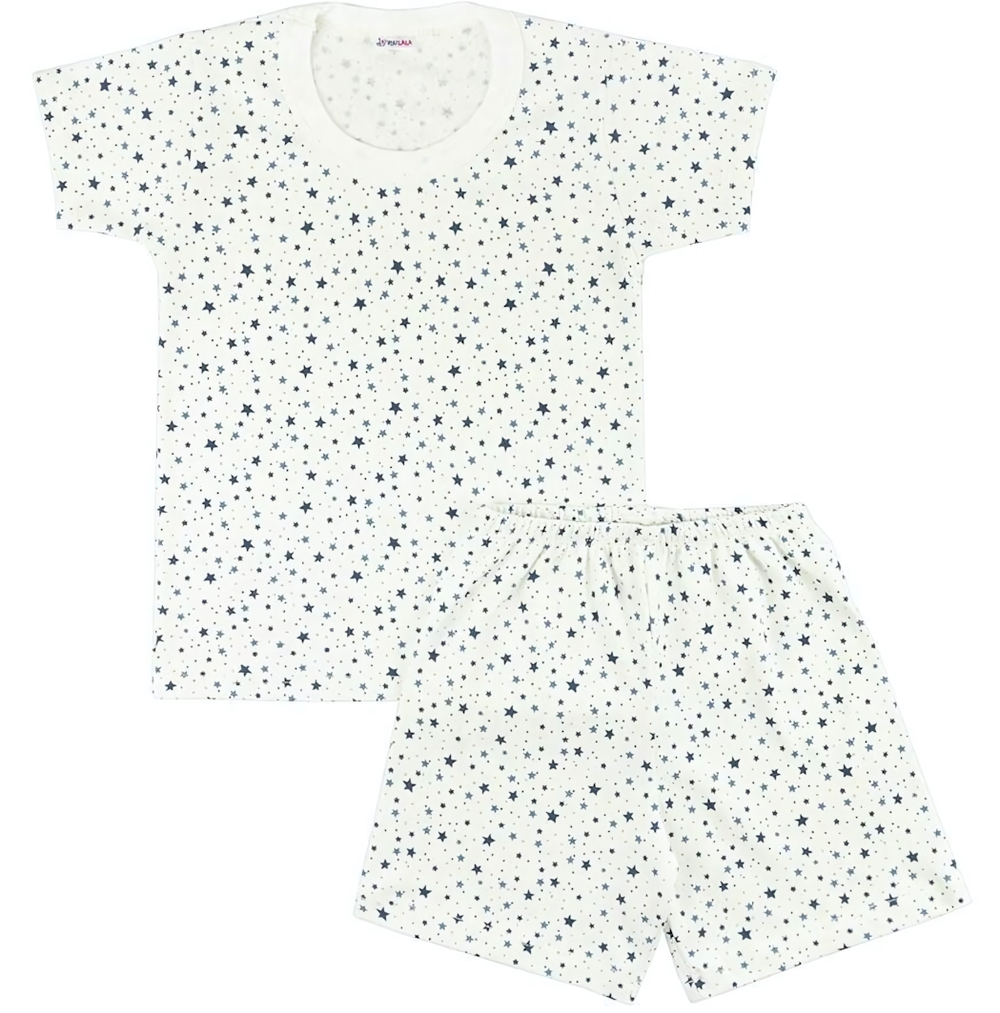 Пижама детская интерлок р.110-116 бел (Юлла) 5021200102