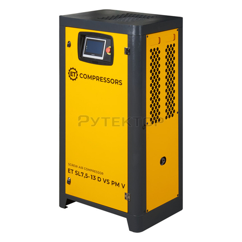 Винтовой компрессор ET-Compressors SL 7,5-13 D VS PM (IP23) вертикальное исполнение на ресивере 130л