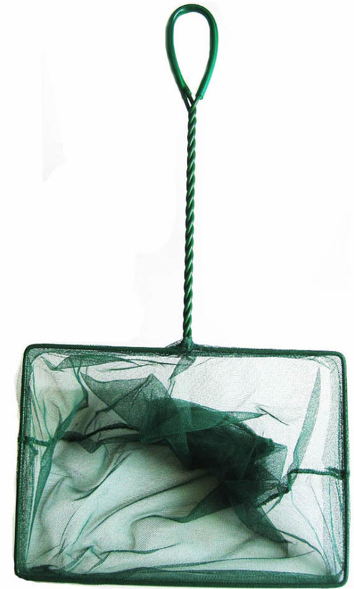 Сачок, HL-FN3-12, ручка из 3-х нитей, зеленый 30 см.