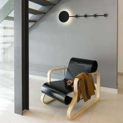 Настенный светильник - вешалка Han черный