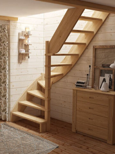 Лестница на второй этаж ЛС-92м/3 Правая