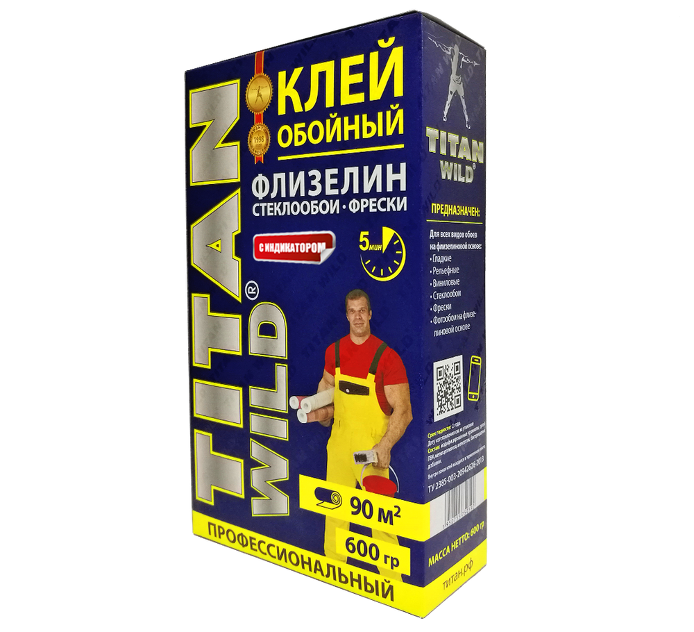 Клей обойный ТИТАН WILD флизелиновый 250г