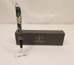 Ручка "Лилии" с ручной росписью Палех