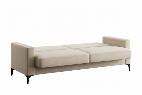 Диван-кровать Модель 047, Вивальди 4, Геометрия 69, велюр, прямой, книжка, венге