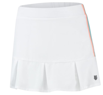 Теннисная юбка K-Swiss Tac Hypercourt Pleated Skirt 3 - белый