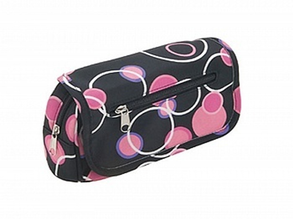 Косметичка "Розовые круги"12*20см