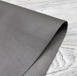 Poncho Lux Stone (1,3-1,5 мм), цв. Серый, натуральная кожа козы