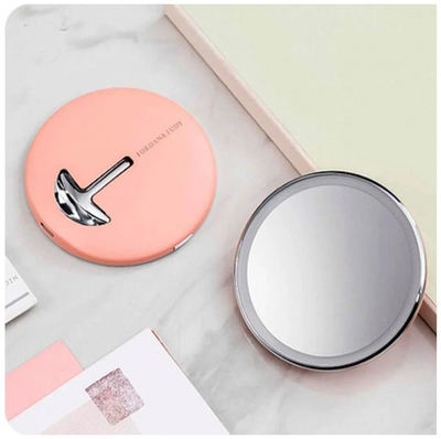 Зеркало косметическое Jordan&Judy Led Lighted Travel Makeup Mirror NV030 (розовое)
