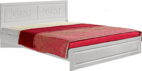 Аэлита Кровать №1 1,6 (рельеф пастель)  Союз мебель