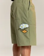 Шорты Called a Garment Tourist оливковые