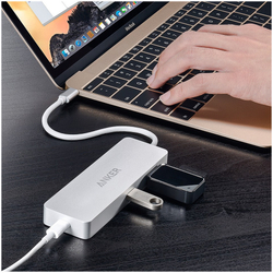USB-концентратор Anker Premium USB-C Hub with HDMI, цвет Серебристый