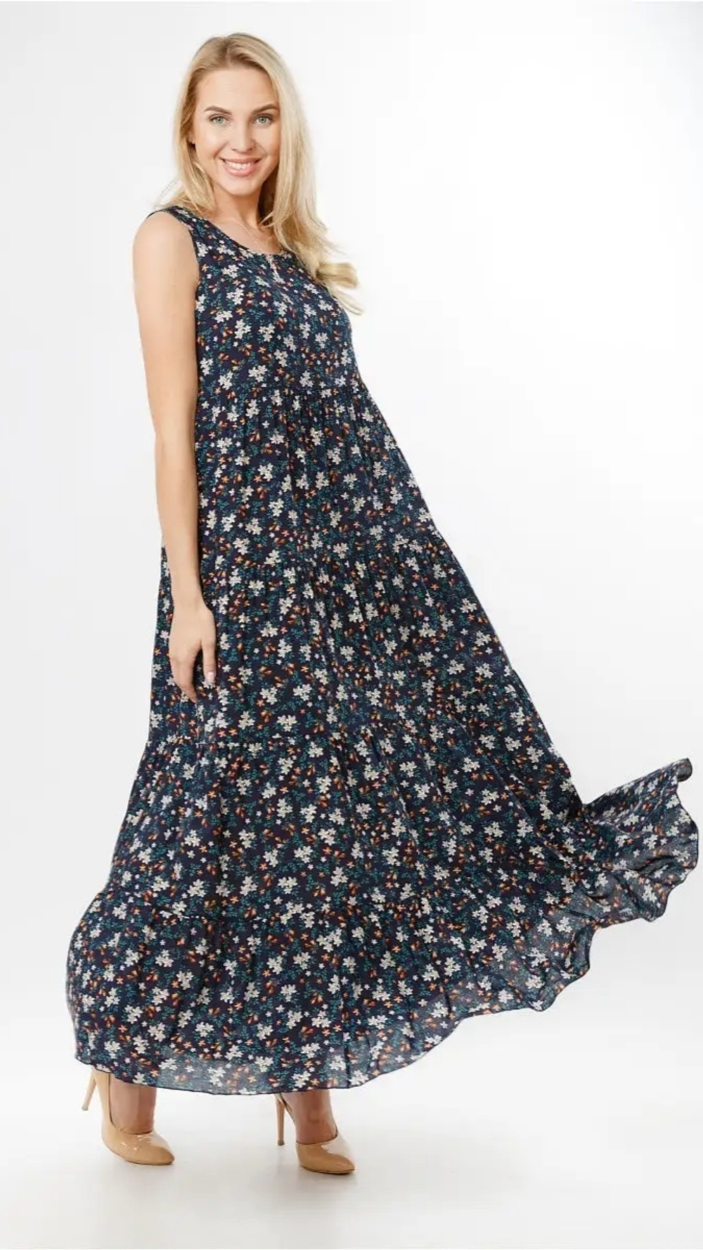 [m]Сарафан ярусами 901