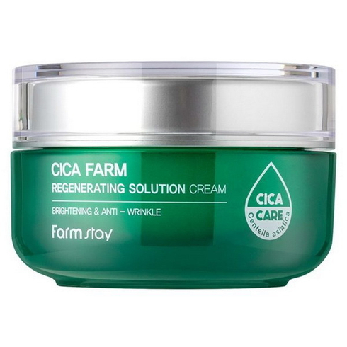 Крем для лица с центеллой азиатской FarmStay Cica Farm Regenerating Solution Cream, 50мл