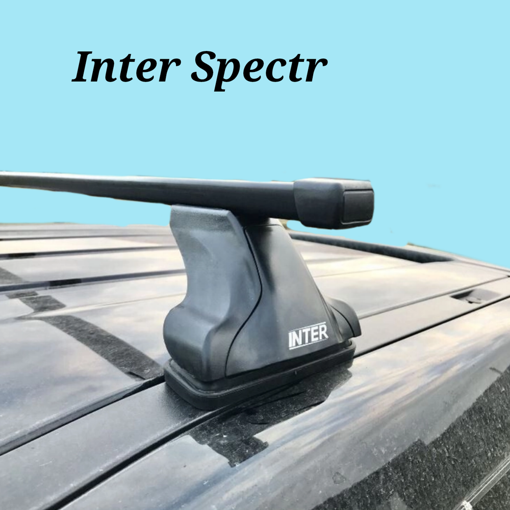 Багажник Интер Спектр на крышу Hyundai i30 2007-2016 в штатные места 8893 прямоугольные дуги 120 см.